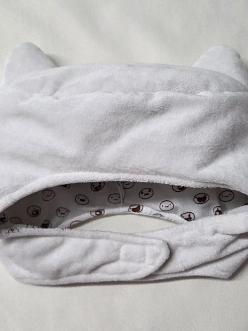 Cartoon Network Store Vintage Y2K Adventure Time White Plush Deluxe Finn's Hat